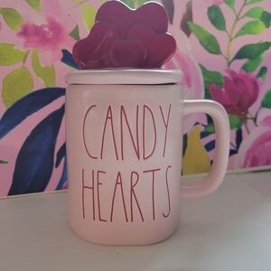 Rae Dunn Pink Candy Hearts Mug